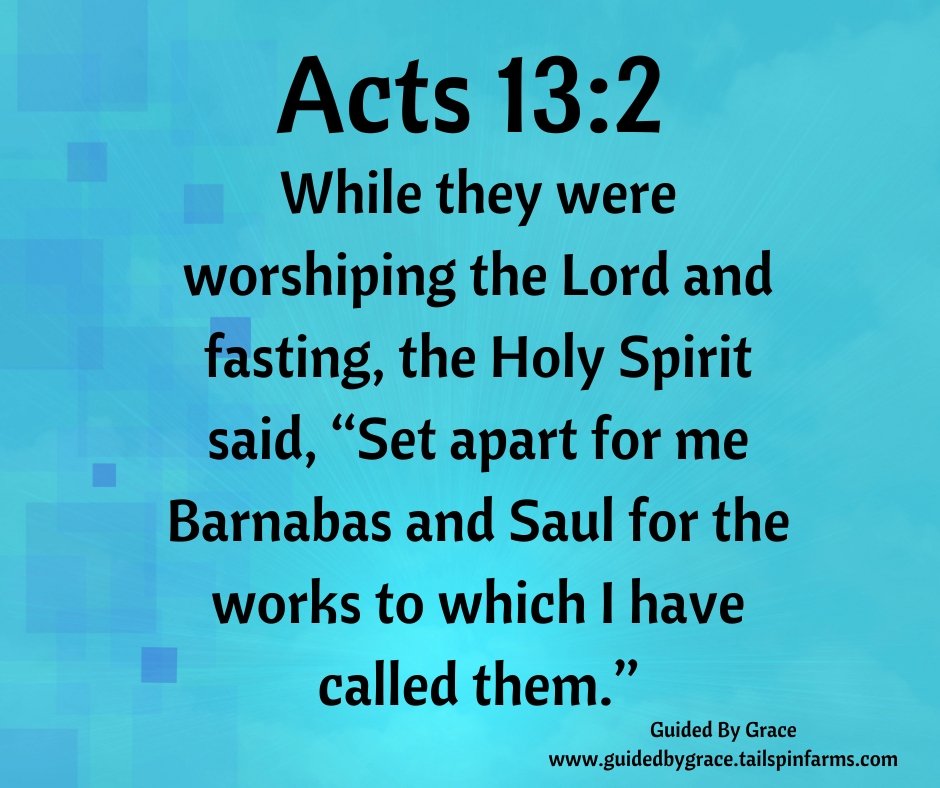 WORSHIPING ... AND FASTING / ACTS 13:2 - Guided By Grace