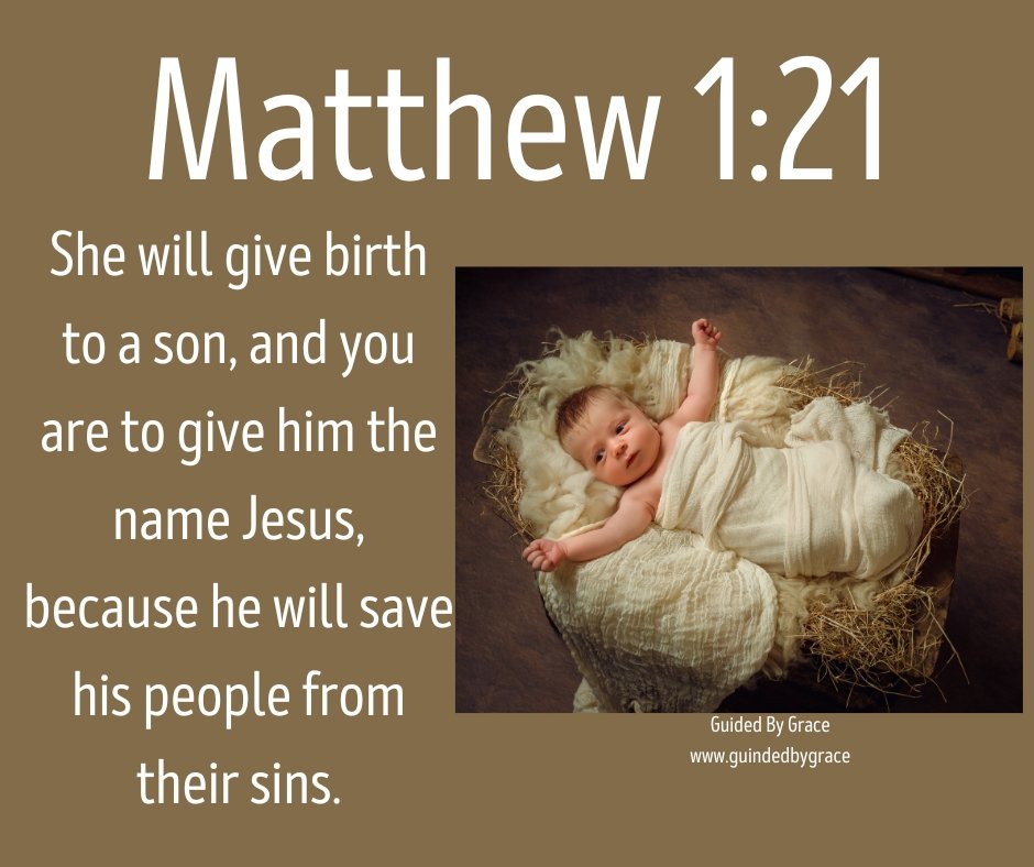 JESUS / MATTHEW 1:21 - Guided By Grace